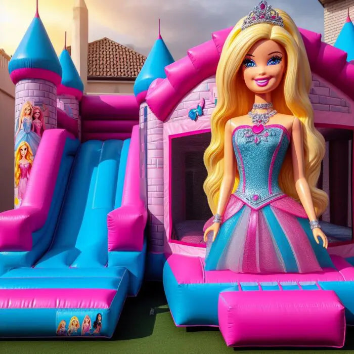 Barbie Jumping Castle Combo